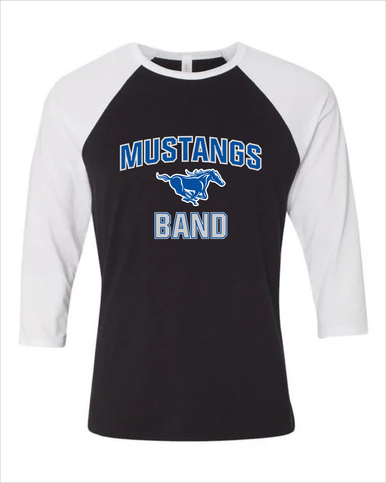 King City Mustangs Band # 1 Women's Baseball T-Shirt
