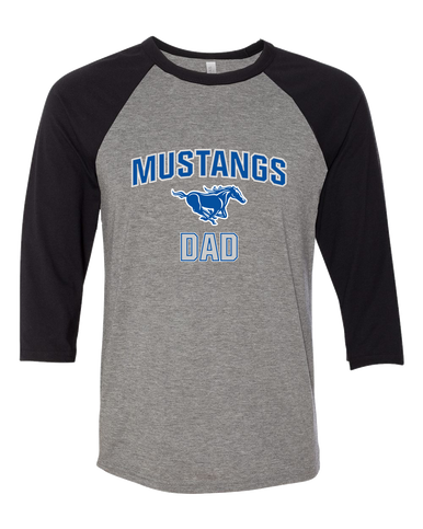 King City Mustangs Dad Men's Baseball T-Shirt