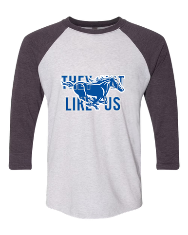 King City Mustangs They Not Like Us #2 Women's Baseball T-Shirt