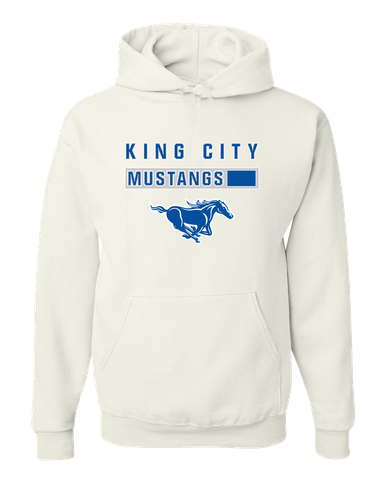 King City Mustangs Mascot #7 Men's Premium Hoodie