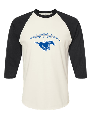 King City Mustangs Football #2 Women's Baseball T-Shirt