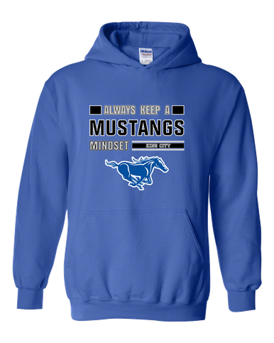King City Mustangs Mindset Men's Hoodie