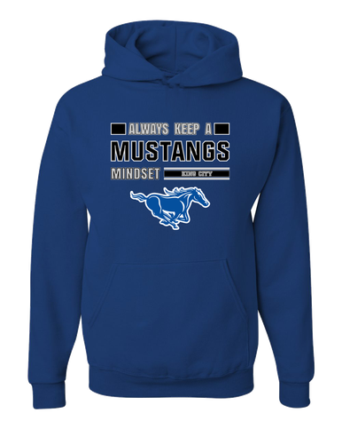King City Mustangs Mindset Men's Premium Hoodie