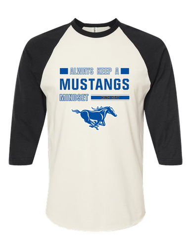 King City Mustangs Mindset Women's Baseball T-Shirt