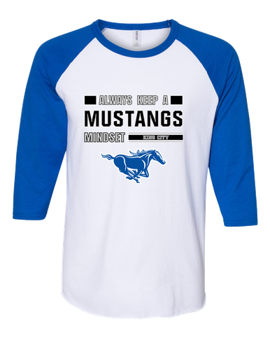 King City Mustangs Mindset Men's Baseball T-Shirt