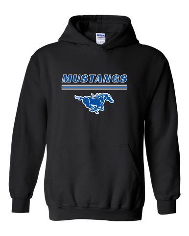 King City Mustangs Mascot #8 Men's Hoodie