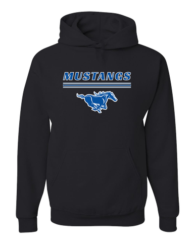 King City Mustangs Mascot #8 Men's Premium Hoodie