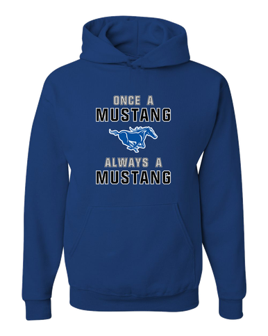 King City Mustangs Once A Men's Premium Hoodie