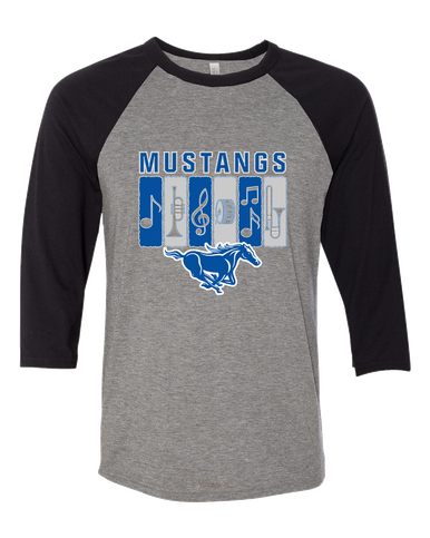 King City Mustangs Band # 2 Women's Baseball T-Shirt