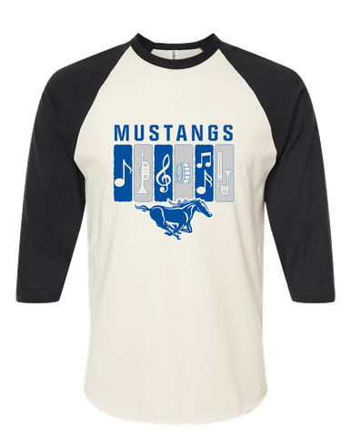King City Mustangs Band # 2 Men's Baseball T-Shirt