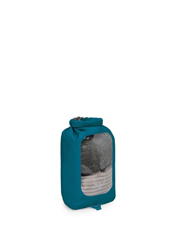 OSPREY| (DrySack 6L w/Window Waterfront Blue) Osprey Drysack 6L With Window - Osprey | Outter Limits Canada