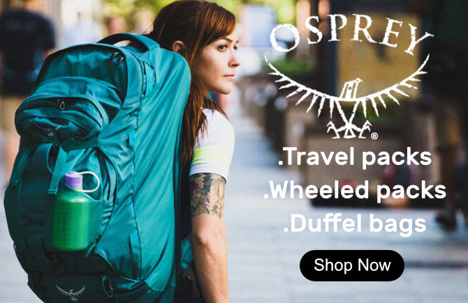 Osprey travel packs