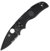 Spyderco Native 5 Lightweight Black Part Serrated