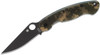 Spyderco Military Model. Black finish full-flat ground CPM-S30V.