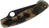 Spyderco Military Model. Black finish full-flat ground CPM-S30V.