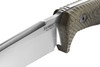 LionSTEEL T5 fixed blade, Solid handle - Green canvas, satin-finished blade 