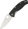 Spyderco Tenacious Linerlock Black. Partially serrated 8Cr13MoV