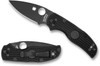 Spyderco Native 5 Lockback Plain. Black. DLC coated CPM S30V stainless blade.