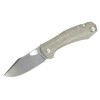 GiantMouse ACE Grand - Green Canvas Micarta (GRAND-GRN-MICARTA)