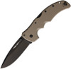 Cold Steel Recon 1 Lockback Dark Earth Spear Point Plain Edge