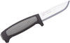 Morakniv Mora of Sweden Robust 3-5/8" Carbon Steel Blade, Gray and Black TPE Rubber Handle (12249)