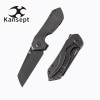 Kansept Steller K2021A2 CPM-S35VN Blade Black Ti-coated Titanium Handle with Matt Degnan Design