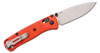 Benchmade 533-04 Limited Mini Bugout AXIS Folding Knife 2.82" S30V Satin Plain Blade, Mesa Red Grivory Handles