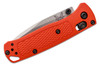 Benchmade 533-04 Limited Mini Bugout AXIS Folding Knife 2.82" S30V Satin Plain Blade, Mesa Red Grivory Handles