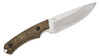 BuckKnives 663 Alpha Guide Fixed Blade Knife 4.5" S35VN Satin Drop Point, Layered Gorge Patterned Richlite Handles, Leather Sheath