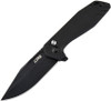 CJRB Riff Button Lock Black. Black PVD coated AR-RPM9 stainless blade. Black G10 handle.