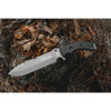 TOPS  Tahoma Field Knife - BLACK - Unsharpened top edge.