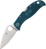 Spyderco LeafJumper Lockback Blue. K390 tool steel blade.