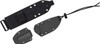 ESEE Knives ESEE-3P-MB-B Plain Edge, Black Sheath, MOLLE Back and Clip Plate