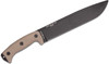 ESEE Knives Junglas Machete 10.38" Black Blade, Tan Micarta Handles, Kydex Sheath - JUNGLAS-E