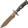 TOPS Operator 7 Fixed Blade. Midnight bronze finish 1075HC