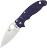 Spyderco Manix 2 Ball Bearing Lock. CPM S110V. Blue G10 handle.