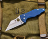Spyderco Yojimbo 2 Compression Lock. Cobalt Blue G10 Handles.  CPM SPY27