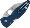 Spyderco MicroJimbo Compression Lock.  CPM SPY27 steel blade. Blue G10 handle.