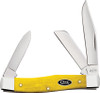 Case Cutlery Medium Stockman Yellow Bone