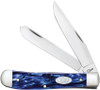 Case Cutlery Trapper Sparxx Blue Kirinite