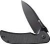 SENCUT Borzam Linerlock Black Micarta