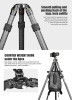 SUNWAYFOTO T4020CMLI Inverted Leg Carbon Fiber Heavy Duty Tripod PLUS IB-65 65mm heavy duty ball head. 40kg  +