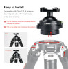 SUNWAYFOTO T4020CMLI Inverted Leg Carbon Fiber Heavy Duty Tripod PLUS IB-65 65mm heavy duty ball head. 40kg  +