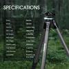 Manbily Hunting Tripod - Black.  QM-364.