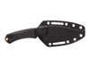 Buck 664 Alpha Hunter Backcountry Fixed Blade Knife 3.625" 420HC Bronze Cerakote Drop Point, Black VeraFlex Rubber Handles, Kydex Sheath