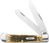 Case Trapper Amber Bone
