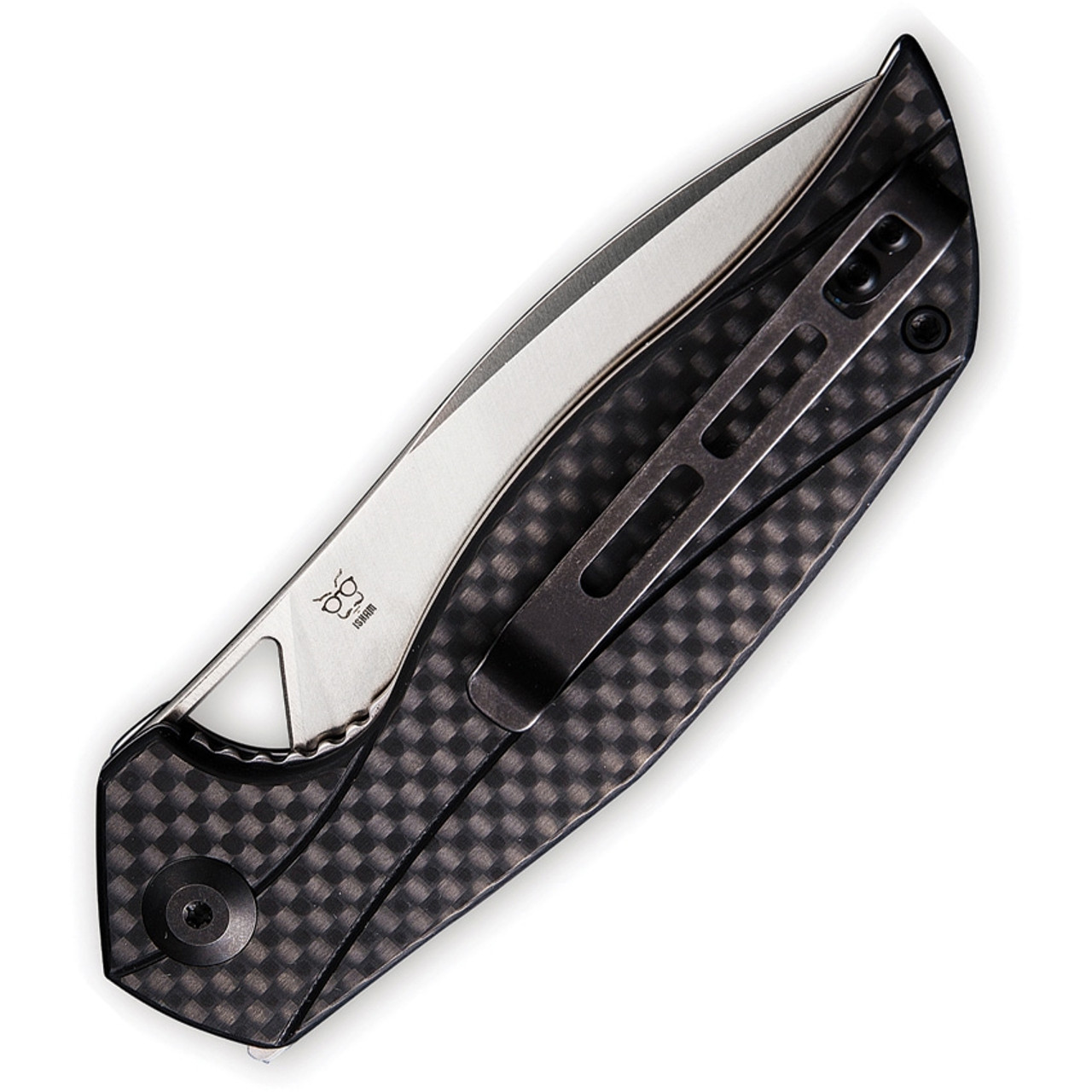 Civivi Anthropos Linerlock - Black G10 handle with carbon fiber onlay