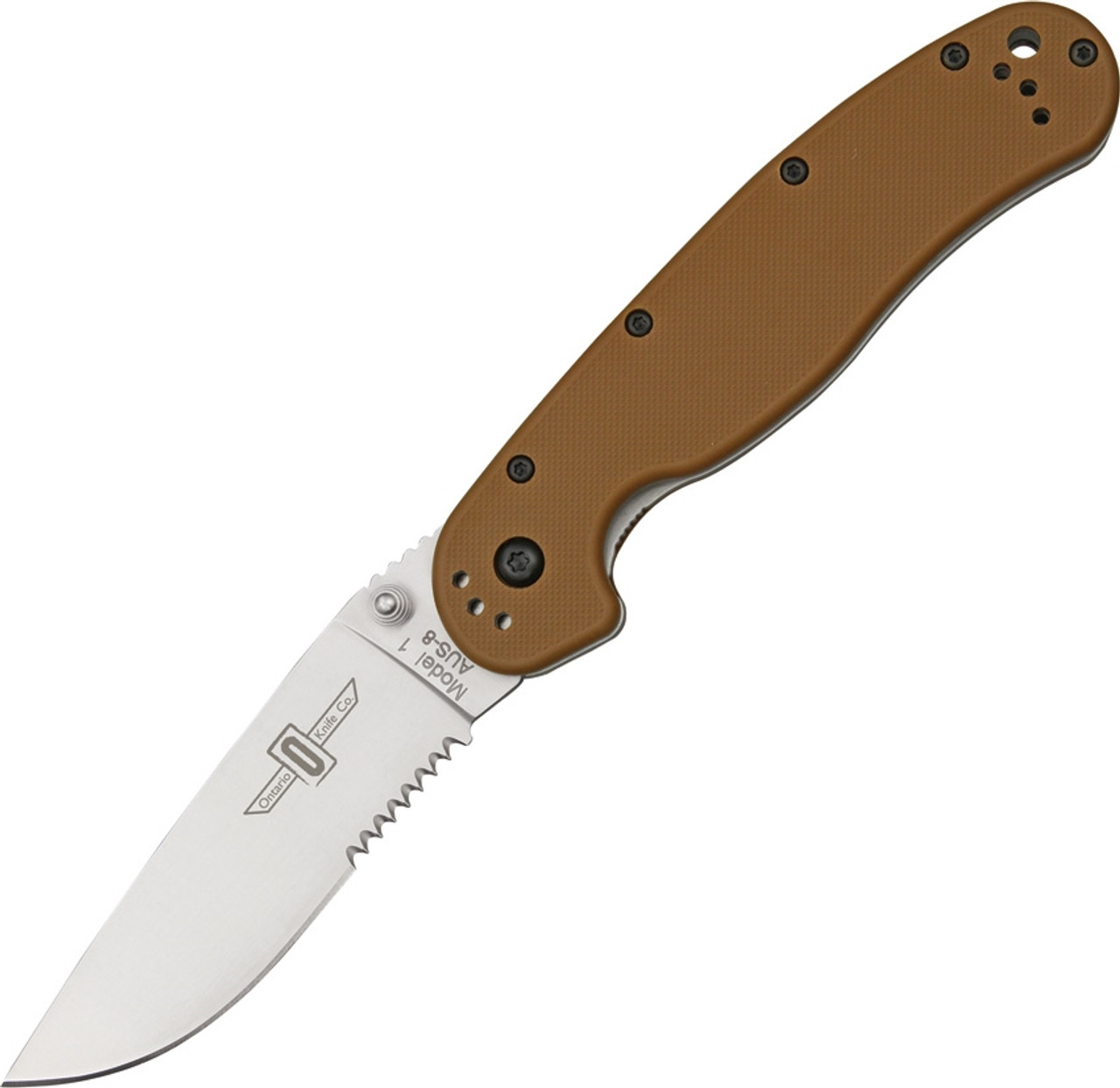 Ontario RAT I - partially serrated - Coyote brown