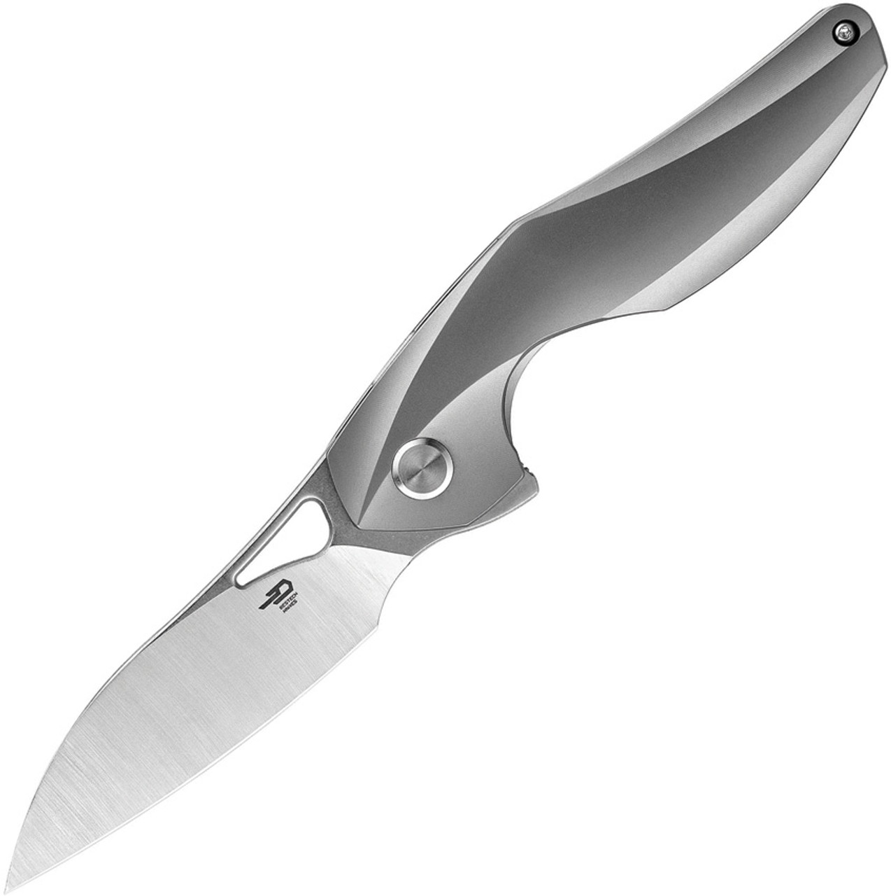 Bestech Knives The Reticulan Framelock Gray. 4.5" (11.43cm) closed. ( BTKT2003A)