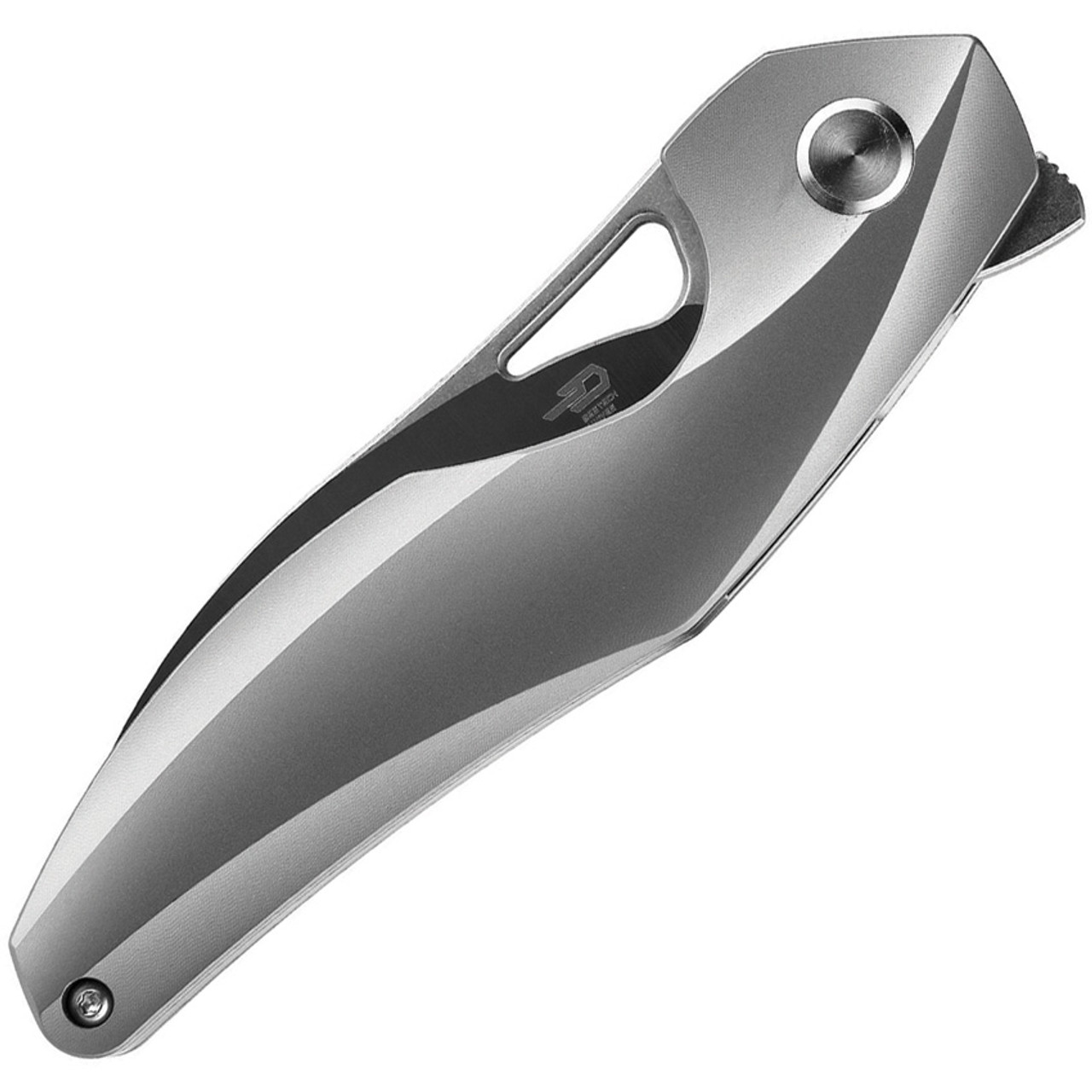 Bestech Knives The Reticulan Framelock Gray. 4.5" (11.43cm) closed. ( BTKT2003A)